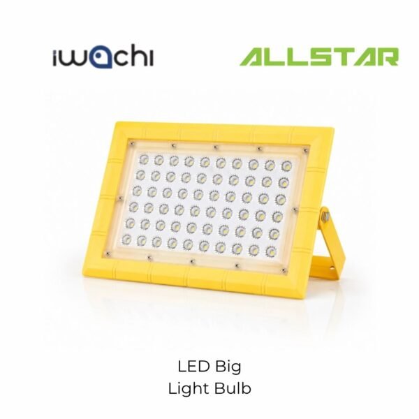 IWACHI Portable LED Camping Light 120W Outdoor High Brightness Solar Powered & USB Rechargeable Waterproof Powerbank