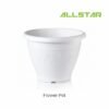 ANEKA High Quality Plastic White Round Flower Pot Pasu Bunga 12inch to 21inch