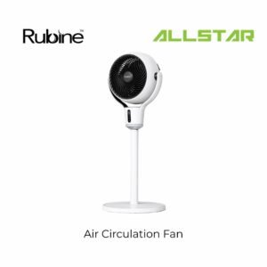 Rubine 4-in-1 Adjustable High-torque Spiral Blades Touch Screen Display Panel Air Circulation Fan - ROF-ROTERA-MW