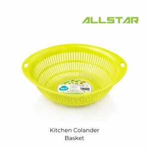 CHA HUA Kitchen Colander Basket with Handles Drain Basket Fruit Vegetable Washing Strainer Durable Plastic