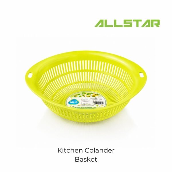 CHA HUA Kitchen Colander Basket with Handles Drain Basket Fruit Vegetable Washing Strainer Durable Plastic
