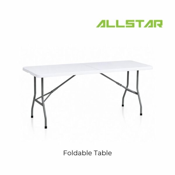Foldable Table Honeycomb Structure Heavy Duty Portable Picnic Table Reinforced Steel Frame Space Saving Home Outdoor Use