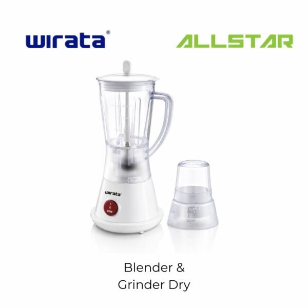 27 Wirata BG-288 2in1 Blender & Grinder Dry Mill Pengisar 350W