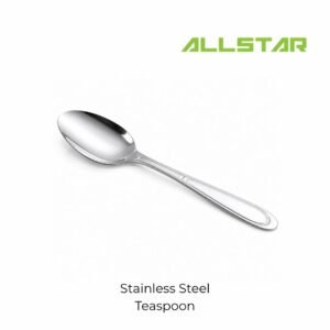 SABLE Stainless Steel Teaspoon 12pcs Set Mirror Polish Durable Rust Resistant Tea Spoon Tableware