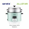 Wirata RC-712 Rice Cooker With Steamer 1.2L
