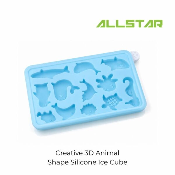 Creative 3D Animal Shape Silicone Ice Cube Mold Tray Fun DIY Food Mold