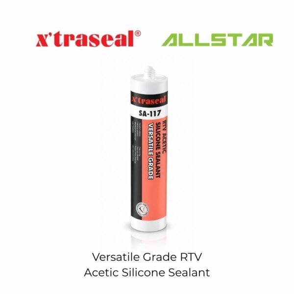 X'traseal SA-117 (White)Versatile Grade RTV Acetic Silicone Sealant 200g