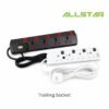 【SIRIM】Trailing Socket 3/4/5 Way 2/5 Meter Premium Extension Socket Heavy Duty Wire Plug 1500W Load