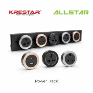 40 【SIRIM】Surface Power Track 32A Power Line 8000W Power Rail & Socket Adapter 13A Universal Socket USB Heavy Duty