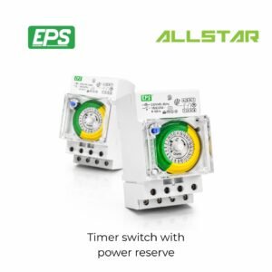 44 EPS 24 hrs Power Reserve Time Switch Din Rail Timer