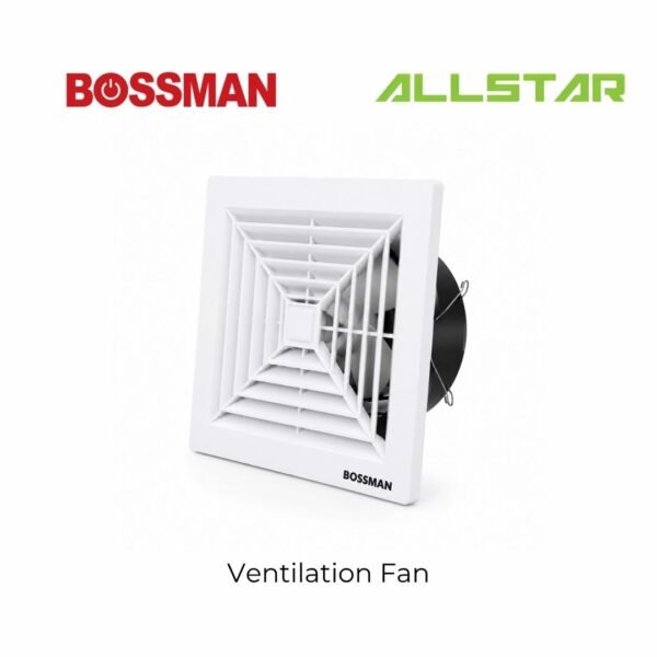 58 Bossman Exhaust Ventilation Fan Wall Ceiling Mounted Bedroom Living Room Toilet Kitchen Ventilator Air Fan