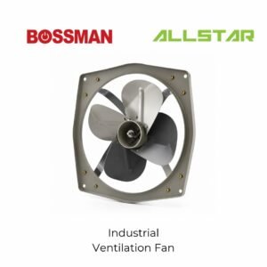 59 Bossman Industrial Exhaust Ventilation Fan Wall Ceiling Mounted Bedroom Living Room Toilet Kitchen Ventilator Air Fan