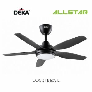 64 DEKA DDC 31 BABY L LED 5 Blades 42" Decorative Ceiling Fan Baby Fan With Remote Control 18W LED (42")