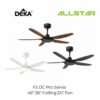 DEKA F5 DC Ceiling Fan 56" Baby Fan 46" 5 Blade DC Motor 20 Speed Remote Control Ceiling Fan LED Kipas Siling