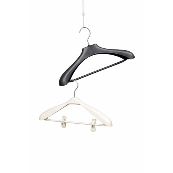 69f82c08c22bf_1777871880.jpg Premium Multi-Function Anti-Slip Clothes Hanger with Clips Durable Space Saving Design