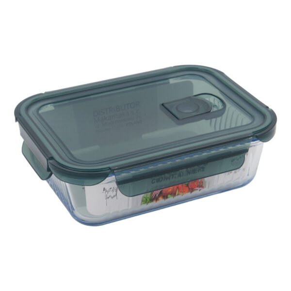 Top Point Heat Resistant Borosilicate Glass Microwave Airtight Storage Container Lunch Box (320/370/1040ml)