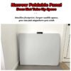 Foldable Table Honeycomb Structure Heavy Duty Portable Picnic Table Reinforced Steel Frame Space Saving Home Outdoor Use