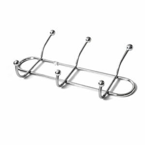 NB650 Stainless Steel 3 Hooks Wall Rack Rustproof Heavy Duty Towel Clothes Hanger Bathroom Kitchen Organizer