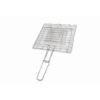 69f82c137f5e2_1777871891.jpg Stainless Steel BBQ Grill Rack 47x25cm Heavy Duty Grilling Basket with Handle Portable Outdoor Barbecue Tool