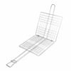69f82c13df5f7_1777871892.jpg Stainless Steel BBQ Grill Rack 47x25cm Heavy Duty Grilling Basket with Handle Portable Outdoor Barbecue Tool