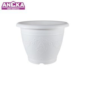 69f82c14355cf_1777871892.jpg ANEKA High Quality Plastic White Round Flower Pot Pasu Bunga 12inch to 21inch