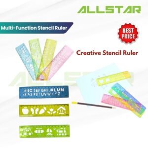 Multi-Function Stencil Ruler For Enhance Your Creativity with Precision Perfect for Kids
