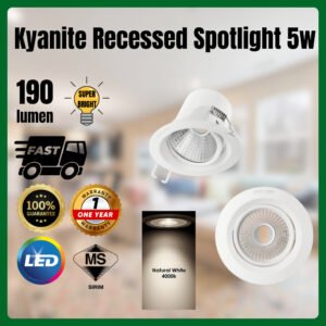 {READY STOCK} PHILIPS EYEBALL ESSENTIAL LED SYNTHETIC SPOTLIGHT (KYANITE) 5w COOLWHITE Lighting