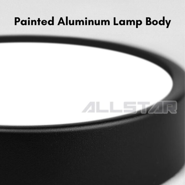 Black Frame LED Surface Downlight 12W 18W 24W Mounted Ceiling Lights Downlight Home Lighting Lampu Siling Rumah