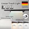 69f82c1c8895c_1777871900.jpg LED Linear Track Light Grille Light 24W 36W Aluminum Casing Lampu Siling Trek Ruang Tamu Spotlight Ceiling Light