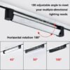69f82c1f6b38f_1777871903.jpg LED Linear Track Light Grille Light 24W 36W Aluminum Casing Lampu Siling Trek Ruang Tamu Spotlight Ceiling Light