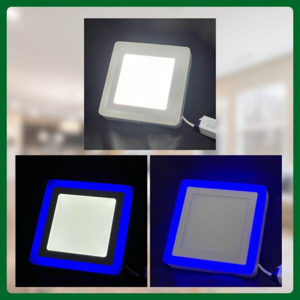 LED Surface Downlight 3 Modes Downlight 3 Colour 12W+4W | 18W+6W LED Colour Ceiling LightSquare Lampu Siling