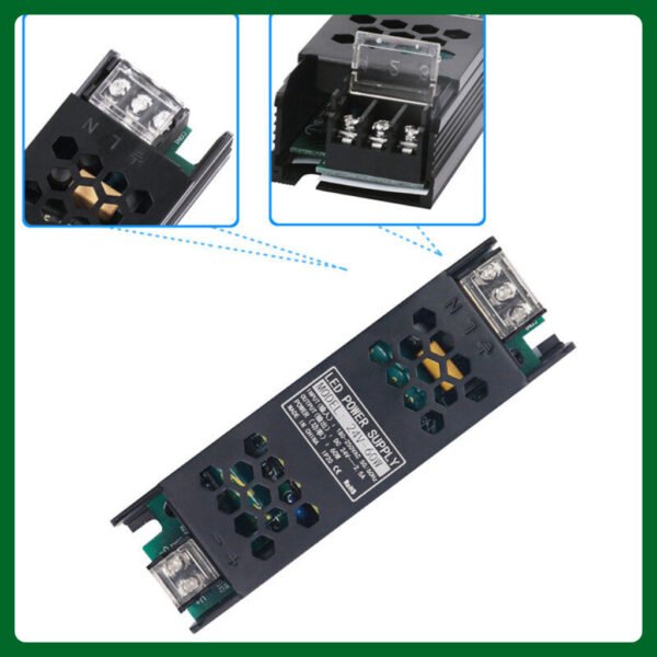 69f82c20beea8_1777871904.jpg Power Spec DC 24V LED Driver Power Supply – 60W / 100W / 200W / 400W | High-Quality Power Transformer for LED Strip Ligh