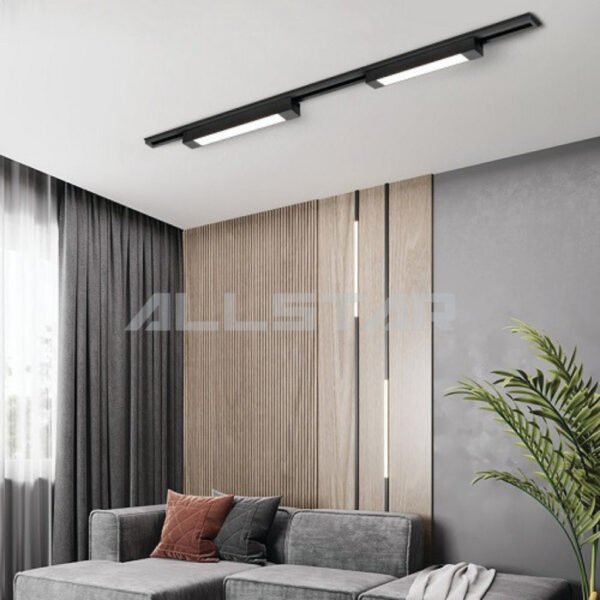 69f82c20d2ff9_1777871904.jpg LED Linear Track Light Grille Light 24W 36W Aluminum Casing Lampu Siling Trek Ruang Tamu Spotlight Ceiling Light