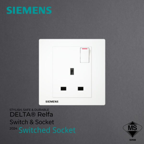 69f82c24bbfcc_1777871908.jpg 🔥SIRIM🔥SIEMENS DELTA® Relfa SERIES SWITCHES & SOCKET OUTLET SIRIM APPROVED (WHITE)