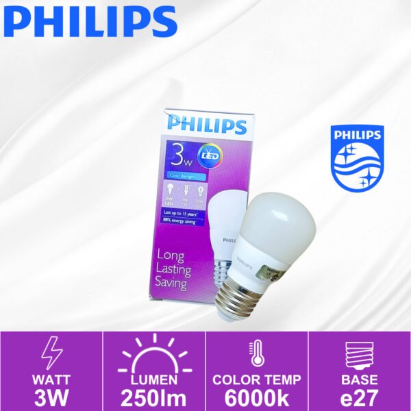69f82c256a33c_1777871909.jpg PHILIPS 3W/7W/9W E27 ESSENTIAL GEN3 LED BULB
