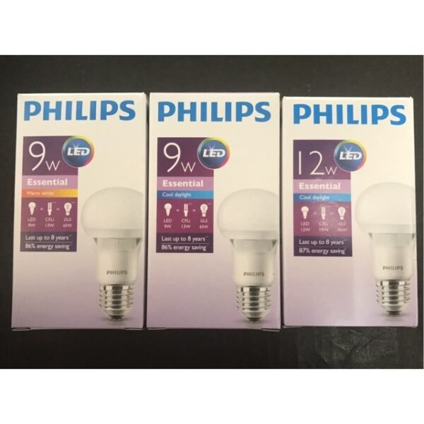 69f82c26e8777_1777871911.jpg Philips Mentol Original (WARM WHITE 3K) 9W E27 essential energy saving LED light bulb 220-240V lamp LED Bulb
