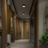 Surface Mount 20W/28W  6"/7" Black Frame Lampu LED Surface Downlight Lampu Siling Daylight Cool White