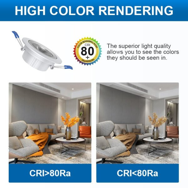 Megaman LED Spotlight 5W/7W Downlight Panel Slim Ceiling Energy Saving Home (3000K/4000K/6500K)