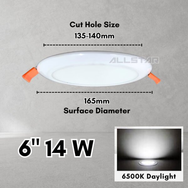 69f82c292540c_1777871913.jpg 【SIRIM】LED Recessed Downlight 12W 18W Down Light Siling Ceiling Round Square Room Lights Lighting Lampu Rumah White
