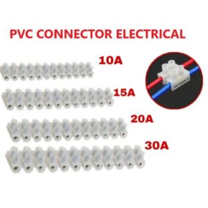 69f82c2a308ef_1777871914.jpg 100% COPPER PVC Connector 10A,15A,20A,30A,60A PVC Wire Cable connector Terminal Block Wire connector Wayar Elektrik