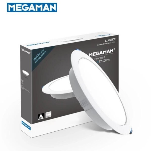 69f82c2bece39_1777871916.jpg 【SIRIM】 Megaman LED Downlight Lampu Siling Surface Recessed Ceiling Light 5"/6/8" 12W/15W/24W