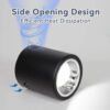 6 Inch 4 Inch E27 Flush Mount Surface Casing Downlight Ceiling Light with LED Rumah Black White