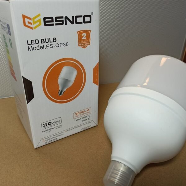 LED T Bulb E27 30WSuper Bright Globe Bulb Mentol Terang Ruang Tammy Bilik Outdoor Indoor Light