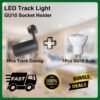 LED Track Light Lampu Spotlight Track Lamp Ceiling Light Replaceable GU10 bulb Lighting