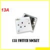 DESIGNER 13A SWITCH SOCKET CHINT New7G 13A 250V 1 Gang 3 Pin Switch Socket with Indicator Light (DS-8019)