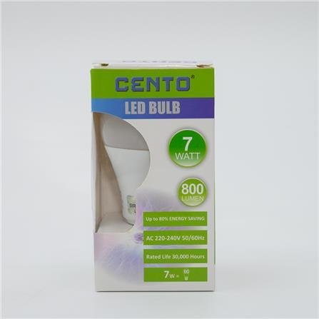 LED LAMPU BULB A60 CENTO LED BULB 7W E27 WW