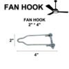 122# 123# Fan Hook Ceiling Fan Hook