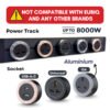 【SIRIM】Surface Power Track Socket Adapter 13A Socket Universal Socket USB Type C Plug Heavy Duty