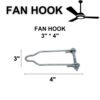 122# 123# Fan Hook Ceiling Fan Hook