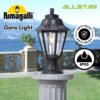 Fumagalli Gate Light Anna Pillar Top anti-Rust/Anti-Corrosion Hanging Outdoor Light Garden Light